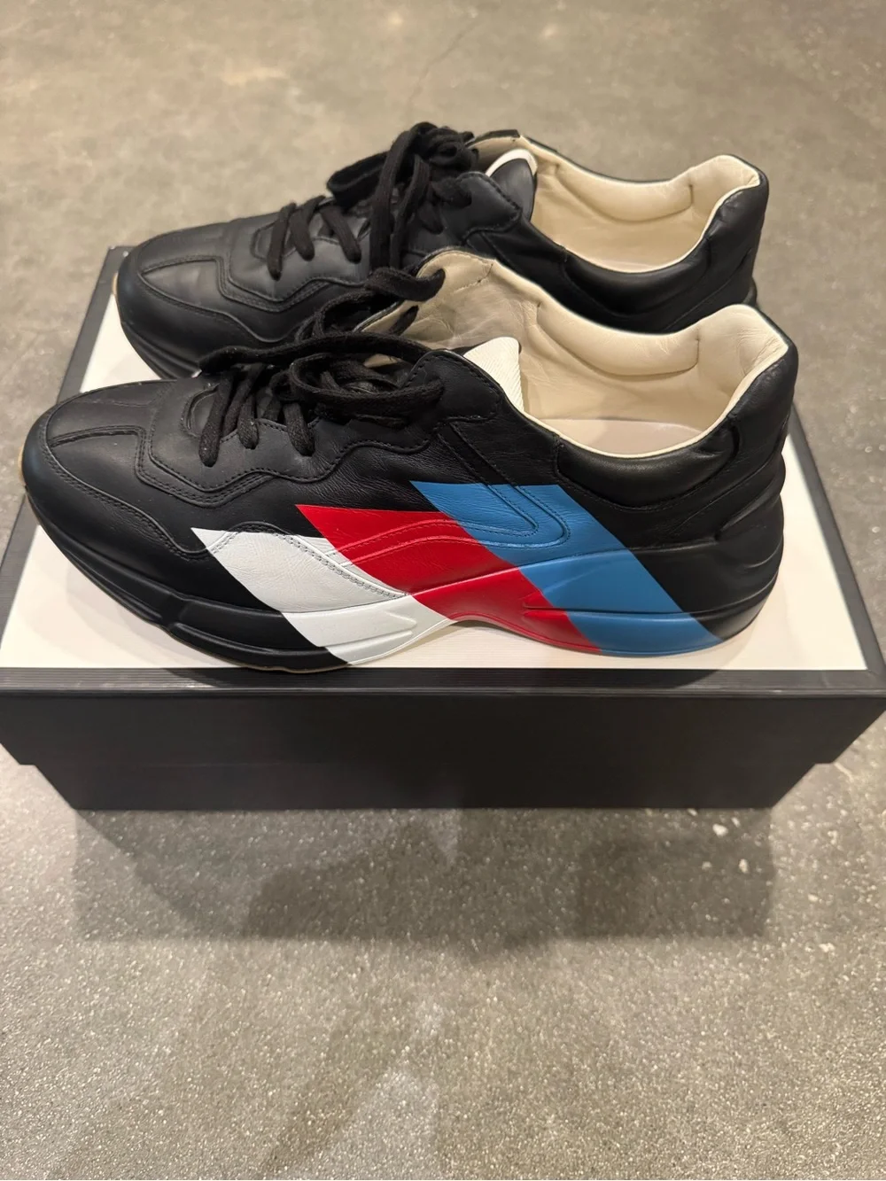 Gucci Rhyton black Web Print